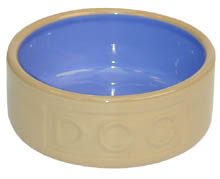 M C Bluelined Bowl 8" DOG