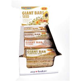 Unbranded Ma Baker Giant Seed Bars - Wheat Free - 20 x 90g