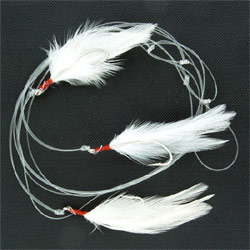 Unbranded Mackerel Feathers - 12 Hook - Coloured