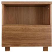 Unbranded Maddox Bedside Chest, Walnut