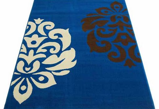 Fantastic value damask design rug. woven in a durable polypropylene pile. Suitable for all areas of the home. Suitable for surface shampoo clean. 100% polypropylene. Woven backing. Size L230. W160cm.