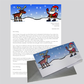 Unbranded Magical Personalised Letter from Father Christmas