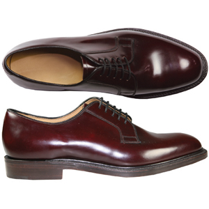 A 5 eyelet Derby shoe from Jones Bootmaker. Storm welted construction with a 