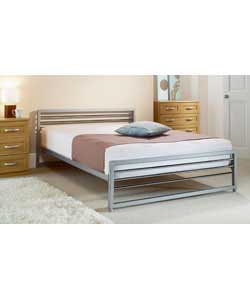 Unbranded Magna Double Bedstead with Memory Mattress