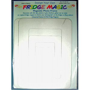 Brighten up those school photos! - This ingenious kit of magnetic photo frames means you can design