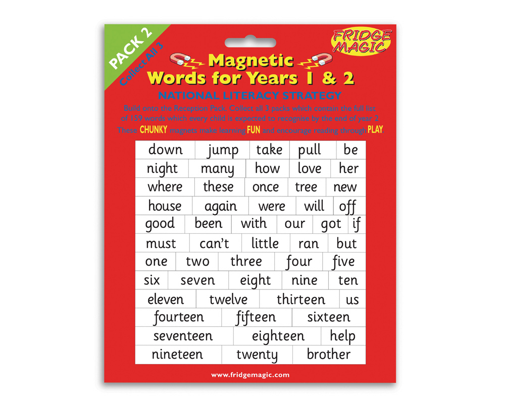 Unbranded Magnetic Words Yrs 1 and 2 Set Two