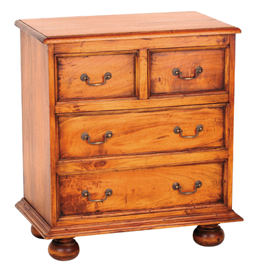 MAHOGANY CHEST 2 OVER 2