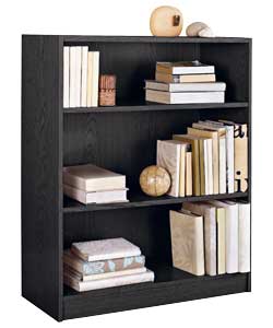 Unbranded Maine Black Small Extra Deep Bookcase