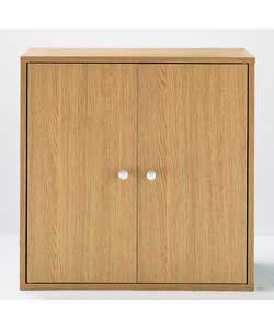 Unbranded Maine Oak Basic Modular 2 Door