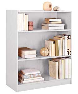 Unbranded Maine Small Extra Deep White Bookcase