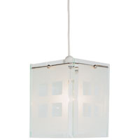 Height: 200mm Width: 159mm Depth: 159mm, Requires max 1 x 60w GLS bulb, 4 panel pendant with