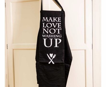 Unbranded Make Love Not Washing Up Cotton Apron 4799C