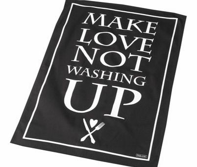 Unbranded Make Love Not Washing Up Tea Towel 4797CX
