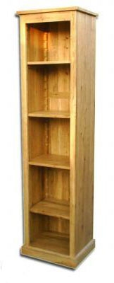 Unbranded Malano Oak Tall Narrow Bookcase