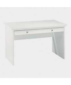 White painted furniture in a classic design.1 drawer for paper.Suitable for a CRT monitor, LCD TFT m