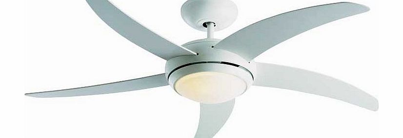 The Manhattan is an incredibly stylish fan with contemporary white blades and off-white ceiling fitting. Keeps your room well lit and cool whilst making minimal noise and vibrations. Drop 43cm. Diameter 112cm. Suitable for use with low energy bulbs. 