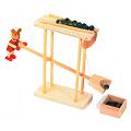 Marble Run With Bear Wooden Toy