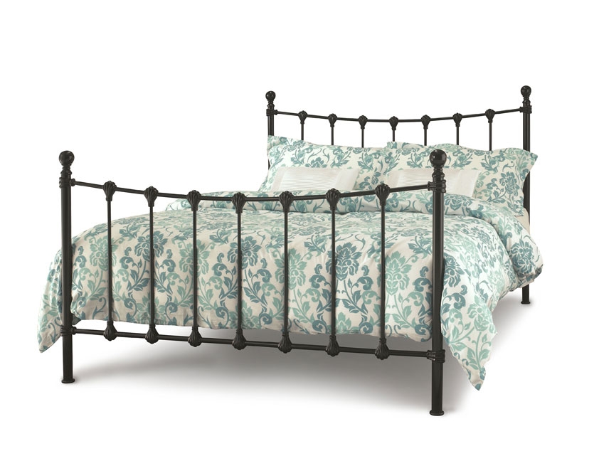 Unbranded Marseilles Black Small Double Bedstead