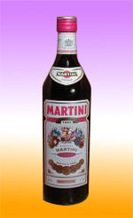 Martini Rosso, the original vermouth, which is bitter-sweet in character and the most complex of
