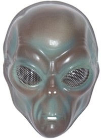 Mask: Alien Grey Face - Plastic