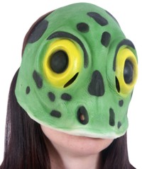 Mask - Rubber Frog (mouth free)