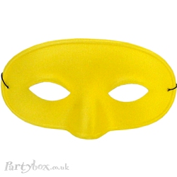 Mask - Standard - Gents - Satin - Yellow
