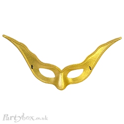 Mask - Winged - Krazy - Gold