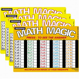 Math Magic Mats (set of 4with pen)