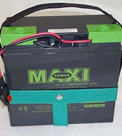 Unbranded Maxi Power 12V - 20Ah Model Battery (18 Hole)