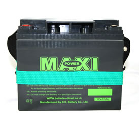 Unbranded Maxi Power Golf Battery 12V - 33Ah (36 Hole)