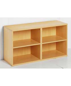 Unbranded Maximo Beech Effect Low Shelving Unit