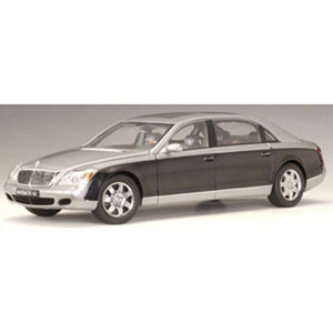 Unbranded Maybach 62 LWB 2005- grey/black 1:18