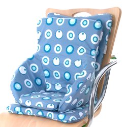 Unbranded Mebby K1 Highchair Cushion Pack Cool Blue