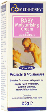 Medihoney Baby Moisturising Cream is a natural option designed to relieve dryness Medihoney Baby