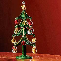 Medium Glass Christmas Tree