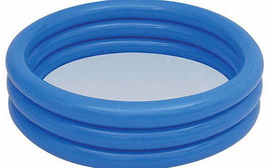 Make a splash in the Medium Play Pool - Blue. Measuring 152cm in diameter with a maximum capacity of 282 litres, this little pool is perfect for back-garden fun. The medium play pool is also available in red and green. (Barcode EAN=5060293671665)