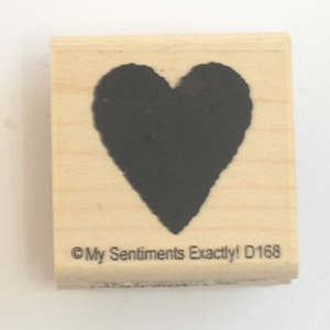 Unbranded Medium Soild Heart Stamp