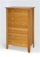 Melbrook 6 Drawer Narrow Chest of Drawers