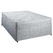 This double mattress is hand tufted and has a layer of heat and pressure sensitive memory foam which