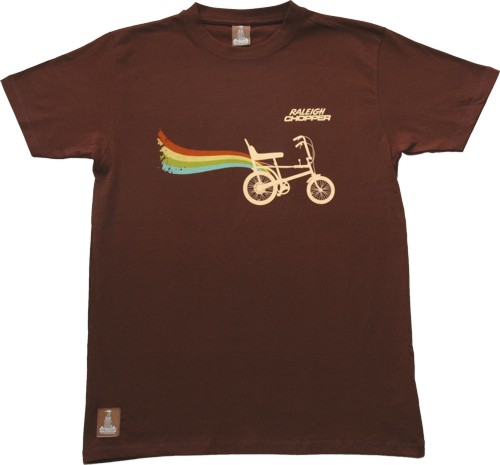 Unbranded Men` Brown Raleigh Chopper T-Shirt