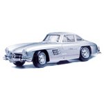 The famous gull-winged Mercedes from the mid-1950s
