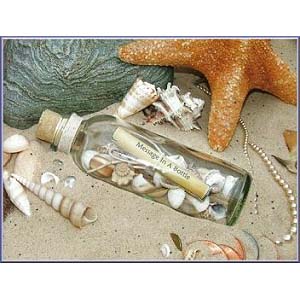 Unbranded Message In A Bottle Cotton Scroll
