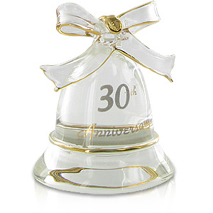 Unbranded Messenger 30th Anniversary Glass Bell
