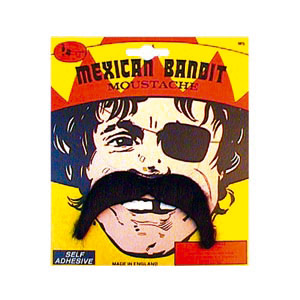 Unbranded Mexican Bandit moustache