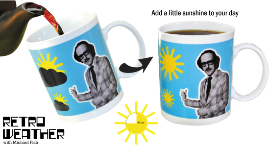 Unbranded Michael Fish Colour Changing Mug