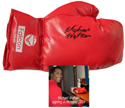 Unbranded Michael Watson signed Glove - WAS andpound;29.99