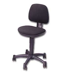Mid Black Gas Lift Swivel Typist Chair