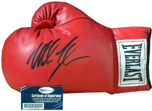 Unbranded Mike Tyson signed Everlast fight glove