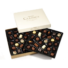 A range of traditional milk, dark and white chocolate favourites perfect for any occasion.