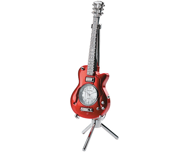 Unbranded Miniature Music Clock, Guitar